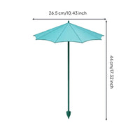 Potted Plant Sun Umbrella Fiberglass Pole Mini Plant Umbrella Sunshade for Patio