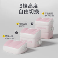 活力甄选充气脚垫高铁充气脚踏充气脚凳旅行便充气凳办公室午睡足