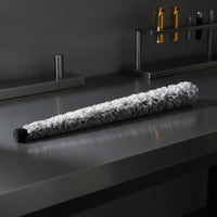 Saxophone Cleaning Brush Dense Fiber Tenor Sax Brush Ribbed Grip Saxophone Cleaning Swab for Saxophonists