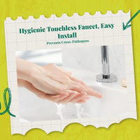 Touchless motion sensor faucet
