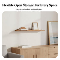 Single Plank Shelf Multi-Purpose Display Rack Easy Installation for Decorators
