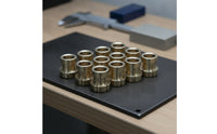 15 Pieces Brass Collet Segmented Jewelry Tool Balanced Hardware for Bench Work
