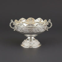 Metal Fruit Bowl European Design Decorative Serving Bowl Pedestal Base for Hotel