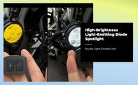 Waterproof motorcycle LED fog light