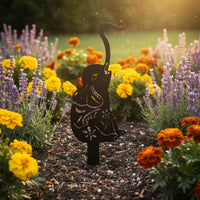 Elephant Garden Stake Unique Gift Metal Elephant Outline Weather-Resistant