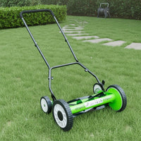 Push Lawn Mower Lightweight Manual Reel Mower Adjustable Height