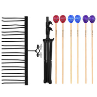 Carbon Steel Drumstick Rack with 3 Pairs of Drumsticks