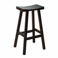 Backless Saddle Stool Minimalist Design Tavernstool Long-Lasting Frame for Cafe