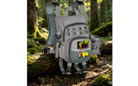 Fishing Chest Pack Breathable Mesh Vest-Design Fishing Pack Attachment Rings Zip Compartment