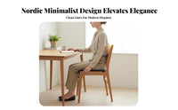 Upholstered Backrest Chair Mid-Century Eraperiod Modern Home Seating Nordic with Aesthetic Curved Exteriorline for Design Lovers