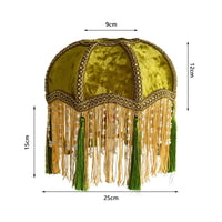 Tassel Lampshade Luxury Style Bell Lampshade Decorative Tassels Light Cover