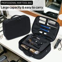 Portable Barber Haircut Kit Bag with Multifunctional Compartments