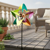 Metal Floral 360 Degree Swivel Floral Wind Rust Proof