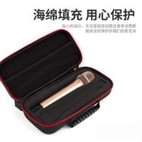EVA Microphone Storage Bag, Handheld Large Microphone Case, Double Microphone Protective Bag