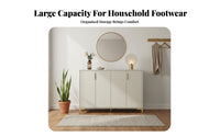 Large Capacity Entryway Shoe Cabinet Space Saving Modern Shoe Storage Cabinet with Doors Stable Structure Household Furniture Easy to Clean for Apartment Dwellers, Homeowners, Families, Hallway, Bedroom, Living Room, Closet