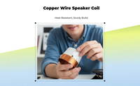 Subwoofer Voice Coil, High-Power Copper Wire, Fiberglass,