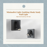 Adjustable LED reading wall sconce