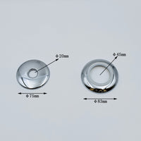 Recessed Shower Mixer Valve with Copper Handwheel 304 Stainless Steel