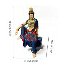 Guanyin Figurine Resin Guanyin Statue Ornate Bodhisattva Figurine for Buddhists, Collectors, Altar