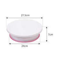 Cake Turntable Effortless Rotation Revolving Cake Stand DIY Tool for Bakery