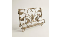 Book Stand with Weights Vintage Iron Book Stand Metal for Kitchen
