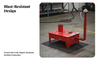 Powerful Engine Truck Tire Changing Tool Heavy Steel Construction Tire Mounting Dismounting Tool Long-Lasting Wheel Changing Machine Locking Collar for Auto Repair Professionals, Mechanics, Vehicle Maintenance