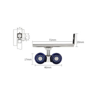 Wardrobe Door Rollers Effortless Rolling Sliding Door Hanger Rollers Adjustable