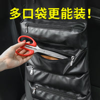 Car Seat Back Tool Bag with Zipper Storage Pouch for Wrench and Repair Tools