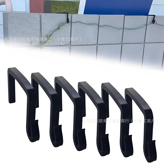 Outdoor Light String Hooks - No Drill