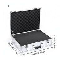 Aluminum Tool Box Long-Lasting Lockable Aluminum Case Reinforced Corners