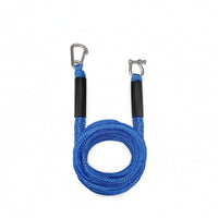 Coiled Bungee Dock Line Floating Dock Line with Foam Buoyant Bungee Mooring Rope Long-Lasting for Boaters