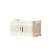 foldable Storage Cabinet Large Capacity foldable Wheeled Box for Dorm Room