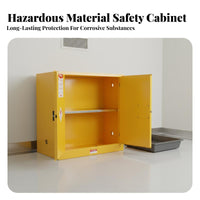 15 Gallon Harmful Material Cabinet Cabinet Heavy-Duty Construction for Homeowners, Factory, Factories, Workshops
