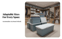 Rolling Under-Bed Box particlesresistant Under-Bed Bin Stackable Design for Homeowners