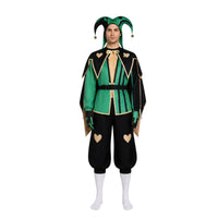 Freak Circus Pierrot & Harlequin Halloween Cosplay Costume Set