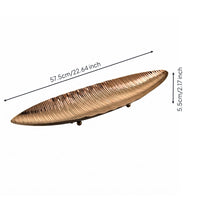 Serving Dish Stainless Steel Tray Rust-Resistant Fish-Shaped Food Plate for Buffet, KTV, Club