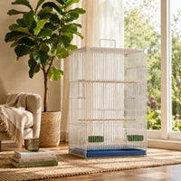 Large Bird Enclosure Extra Tall Pet Housing Coating for Living Room