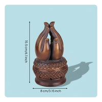 Handmade Buddha Hand Incense Burner Handmade Home Decor Easy to Clean for Meditation