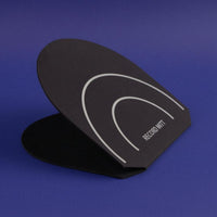 Oval Disc Protection Clip Black Vinyl Disc Clip Matte Audio Accessory Printed Graphics