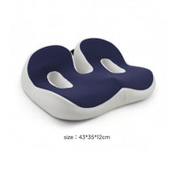 Coccyx Cushion Adjustable Ergonomic Seat Cushion Contoured for Home Workstations