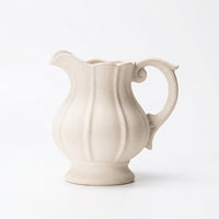 Ceramic Vase Teapot, White Porcelain, Modern Minimalist