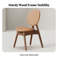 Upholstered Dining Armchair Minimalist Design Upholstered Armchair Nordic Aesthetic Ergonomic Backrest for Adults