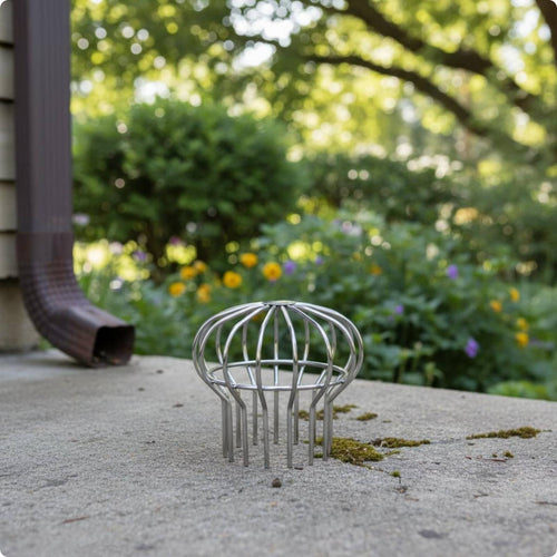 Drain Filter Net Anti-Rat Downspout Filter for Terrace