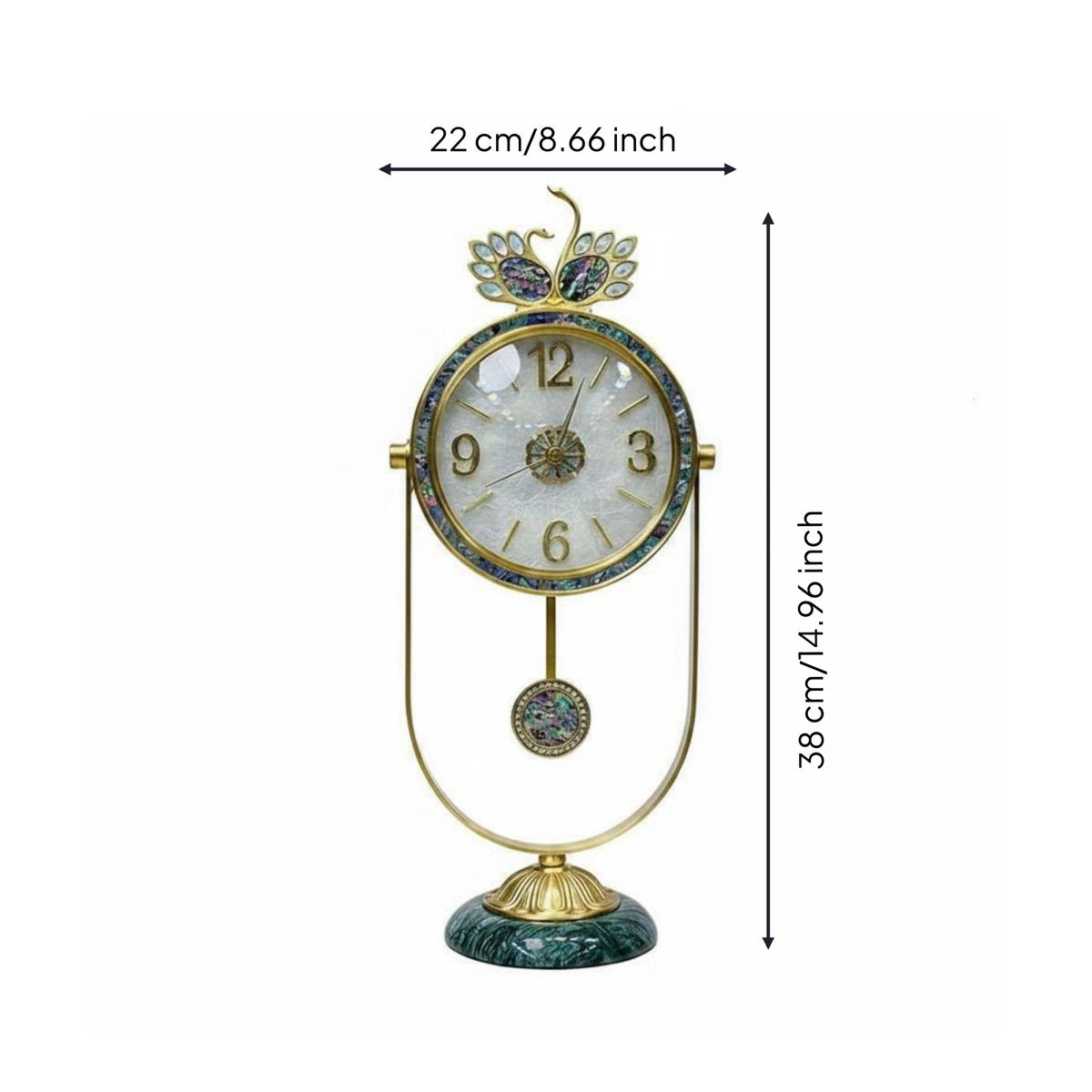 Ornamental Desktop Timekeeper Precise Timekeeping Home Decor Easy to Set Up