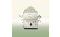 Decorative Mailbox Distressed Vintage Mailbox Wall-Mounted for Porch, Homeowners