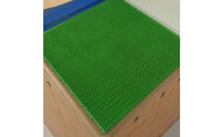 Interlocking Dryland Ski Mat Rounded Protrusions Modular Ski Mat Flexible Combination Sports Gear Green