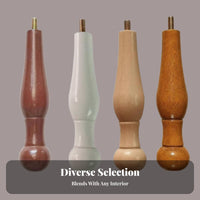 5 Pieces Screw-in Branch Peg Natural Design Furniture Hardware DIY Accessory