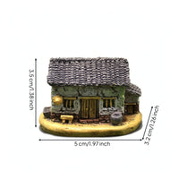 Miniature House Detailed Cottage Model Cute Mini House Figurines for Terrarium
