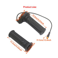 2 Pieces Electric Two-Wheeler Twist Throttle Easy Installation Waterproof Throttle Handlebar Control Grip