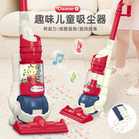 Kids Electric Vacuum Cleaner Toy with Lights and Music